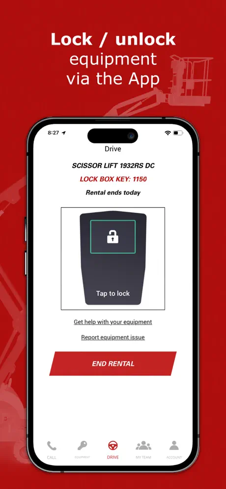 Rental+ / RamiShare app screen